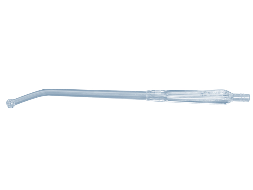 Cannula asp di yankauer str punta a bulbo - tubo 25 cm conf 50 pz 