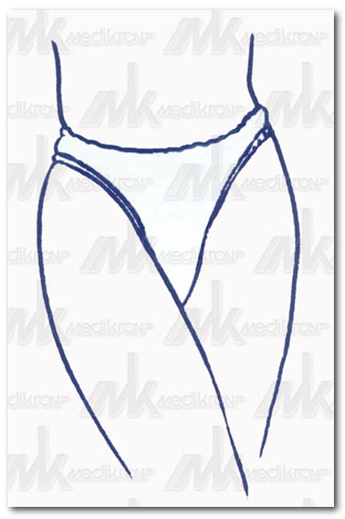 Slip donna col.bianco cf.100 pz. 