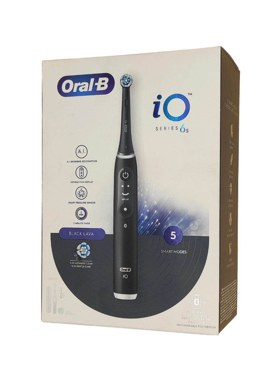 Spazzolino elettrico oral b io6s black 
