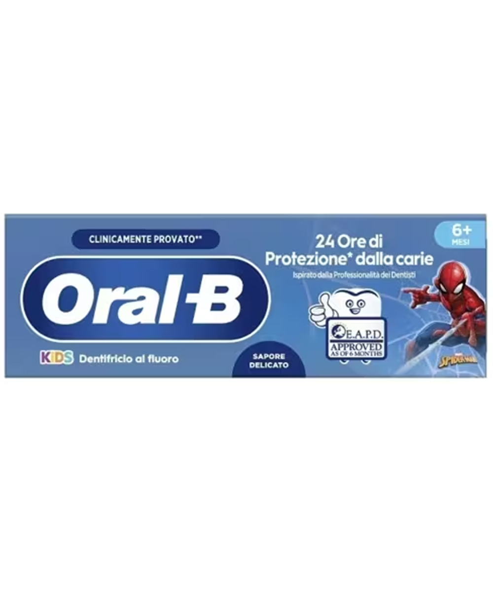 Dentifricio ob pro-kids 6 mesi / 6 anni 60ml. spiderman 