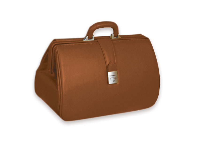 Borsa medico kansas marrone 