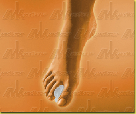 Separatore alluce in gel tg.m paia  