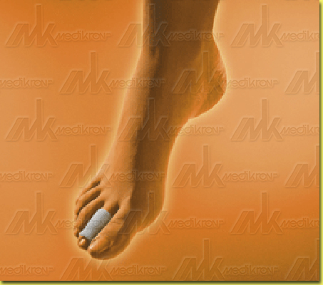 Proteggi dita tubo in gel tg.m  