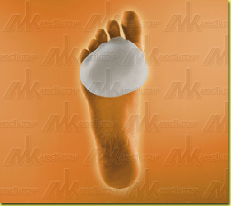 Cuscinetto metatarsale in gel dx/sx tg.l paia 