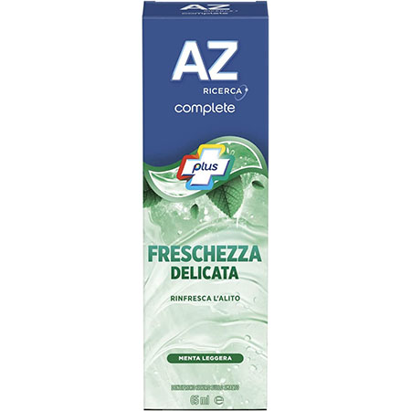 Dentifricio az complete fresc. delicata 65ml 