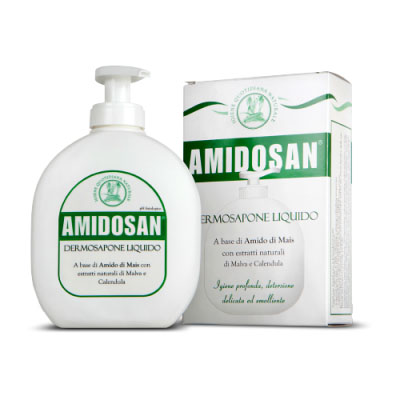 Sapone liquido amidosan 300 ml. a base di amido di mais 