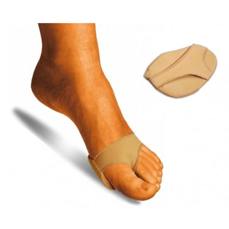 Cuscinetto metatarsale in gel rivestito in tessuto, mis. l paio 