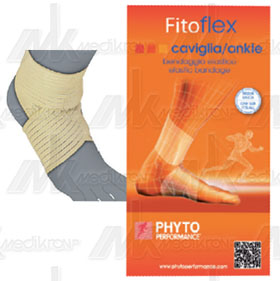 Bendaggio elastico fitoflex per caviglia - mis. unica 