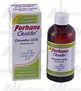 Colluttorio alla clorexidina 0,12% 200 ml. no alcool forhans 