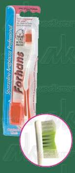 Spazzolino doppia azione forhans setole dure 