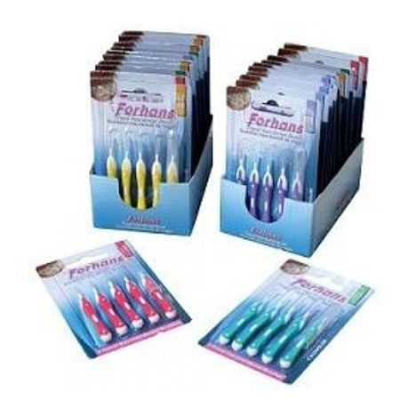 Scovolino cilindrico spazi stretti forhans travel conf. 5 pz. 