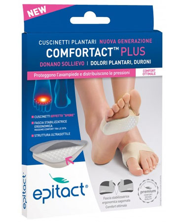 Epitact cuscinetti plantari confort act plus tg. s paio (36/38) 