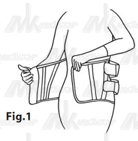 Tenortho -corsetto agilomb lombare con fibra di carbonio mis. s 