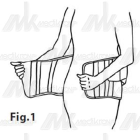Tenortho -corsetto agilomb sacroiliaco c/fibra carbonio mis. s 