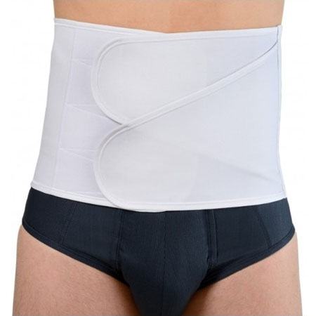 Fascia post operat. elastica conten. regolab. doppia apert. cm24h tg.l 