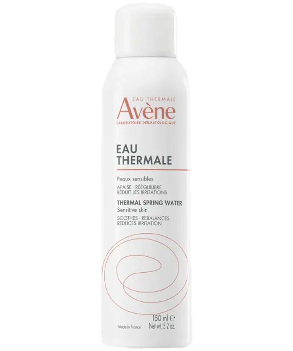 Avène Eau Thermale Spray, acqua termale lenitiva e rinfrescante per pelle sensibile, ideale per idratare e calmare viso e corpo.