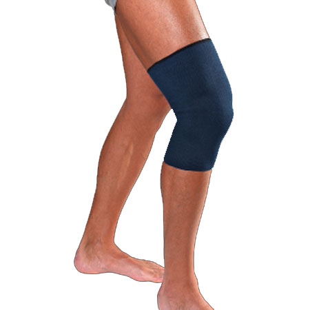 Gibaud ginocch.ginocchiera cotone blu tg. 1 circ. 30-35cm classic 0516 