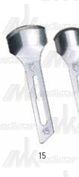 Lama sgorbia monouso str. mis.15  