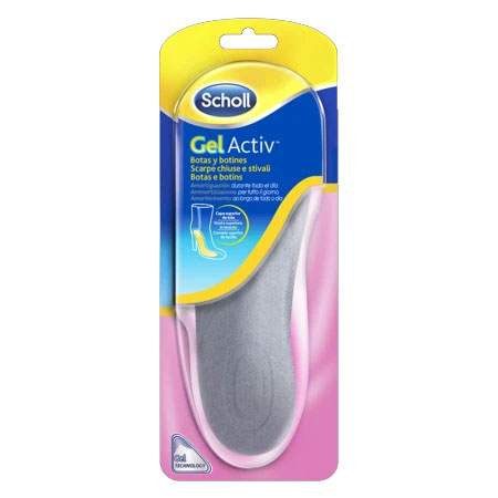 Scholl - soletta gel active stivali e scarpe chiuse ritagliabile (paio) 