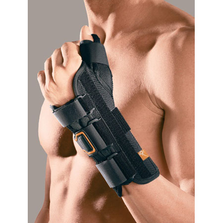 Ro+ten tutore per polso sx polfit 17 c/presa pollice,circ.16/18 tg. m 