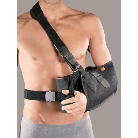 Ro+ten tutore per spalla top-s, con abduz fissa 10 gradi mis m, nero 