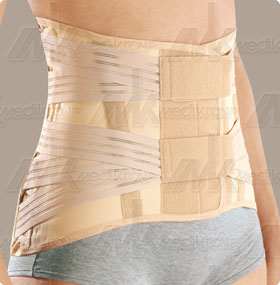 Ro+ten busto semirigido sat basso con tiranti elast. - donna mis. m 