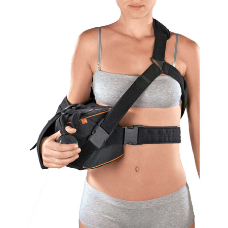 Ro+ten tutore per spalla extra-s, c/abduz fissa 15 gradi mis m, nero 