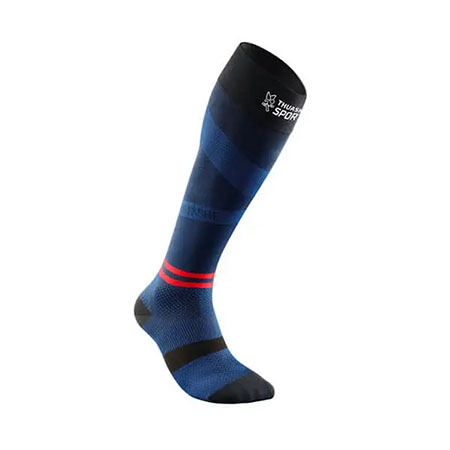 Calza compressione up activ thuasne sport 28-31cm tg 46+ blu stand 
