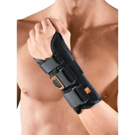 Ro+ten polsiera apribile corta nera polfit19 sx, circ.20/23 mis. xl 