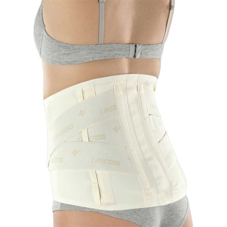 Ro+ten corsetto basso lite-cross 90 in tessuto sensitive,tg. m  crema 