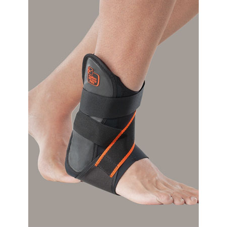 Ro+ten malleostrong, tutore bivalva per caviglia tg. m 39/42 dx col.nero 