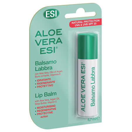 Aloe vera esi stick balsamo labbra spf20 5,7ml 