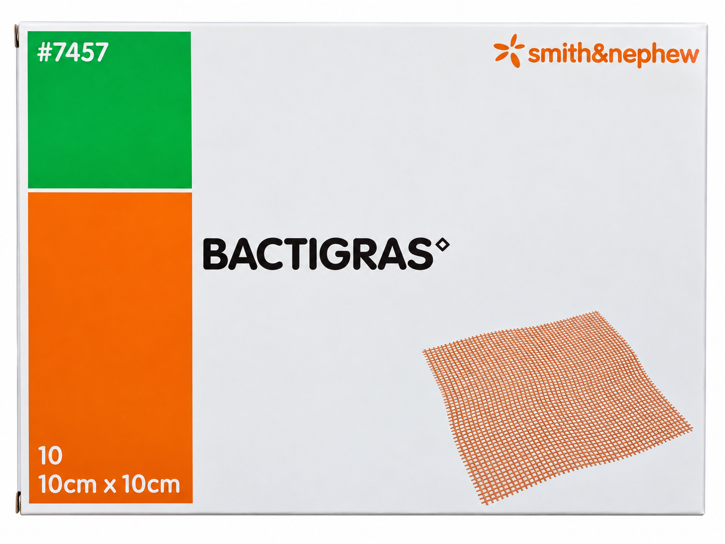 Garze Bactigras 10x10 cm con clorexidina 0,5% – confezione da 10 pezzi