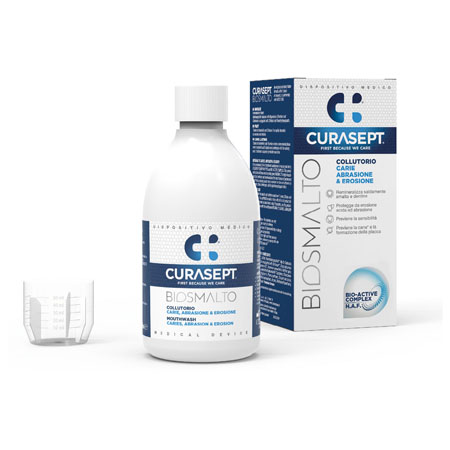 Curasept biosmalto protezione carie colluttorio 300ml 