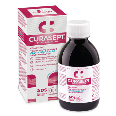 Curasept colluttorio 0,20 trattam. lenitivo 200ml 