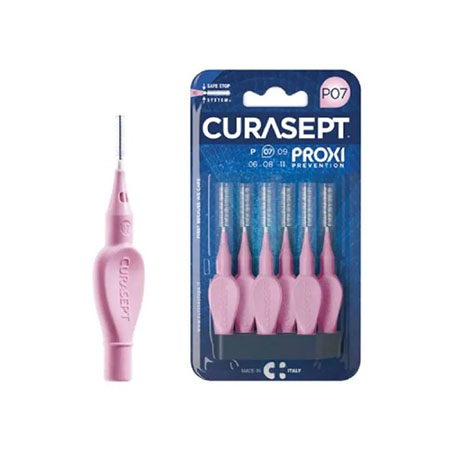 Curasept proxi p07 rosa scovolini conf. 6 pz. 
