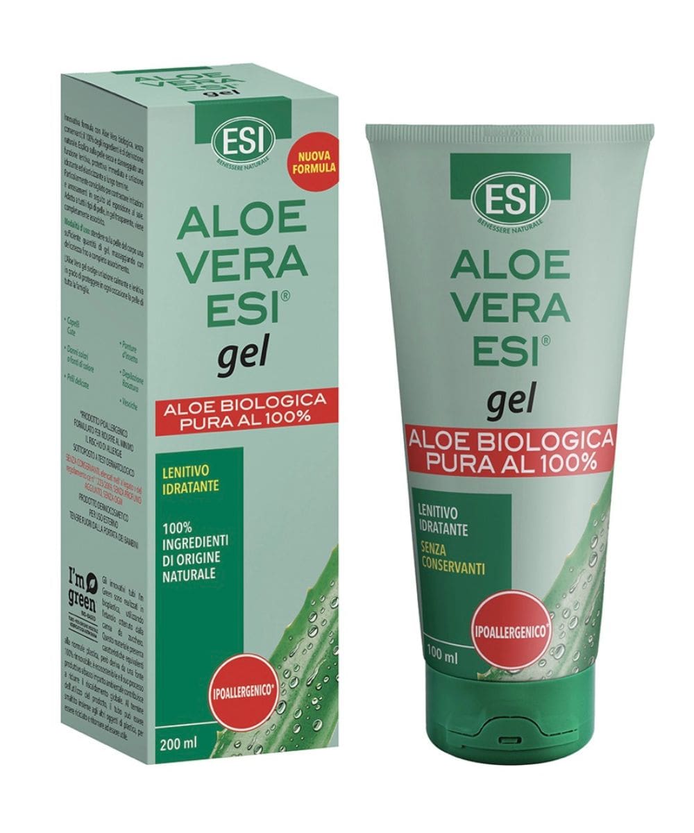 Aloe Vera Gel Puro ESI 200ml – Lenitivo e rigenerante naturale