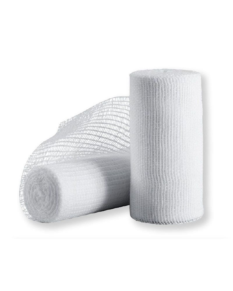 Benda di garza orlata m5x7cm cf 10pz 