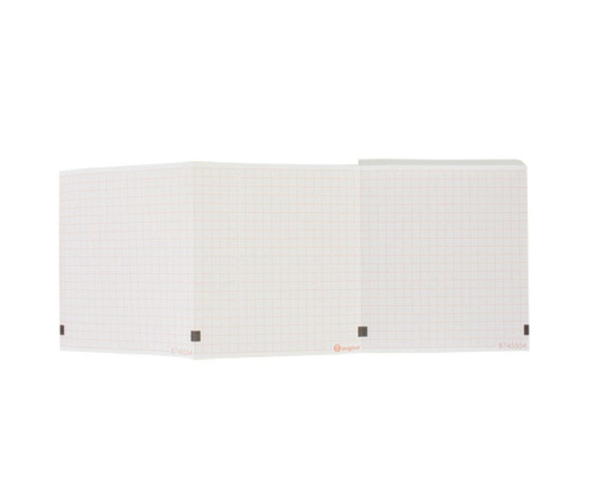 Carta termica EasyTrace 112x100 mm per ECG Cardioline Delta 3 Plus pacchetto 300 fogli