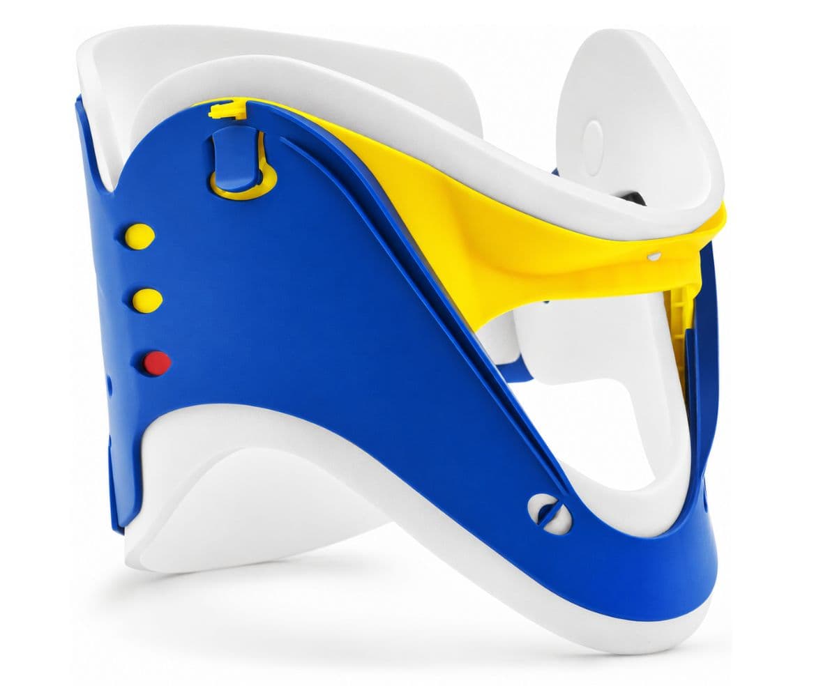 Collare cervicale pediatrico Neck rigido radiotrasparente regolabile