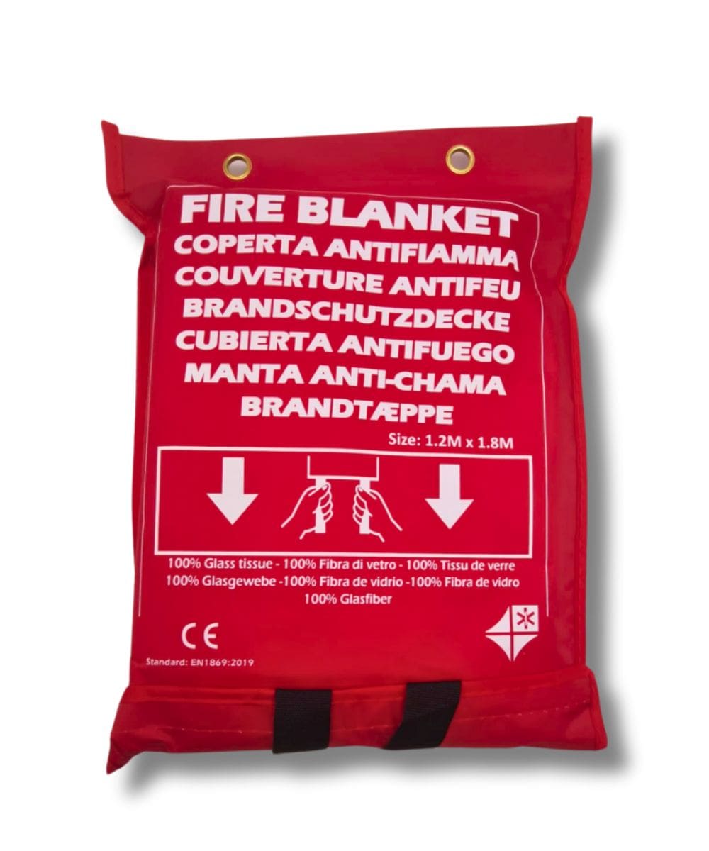 Coperta antifiamma in fibra di vetro 120x180 cm con custodia