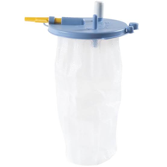 Sacca aspirazione monouso 1000 ml compatibile con bicchiere FLOVAC