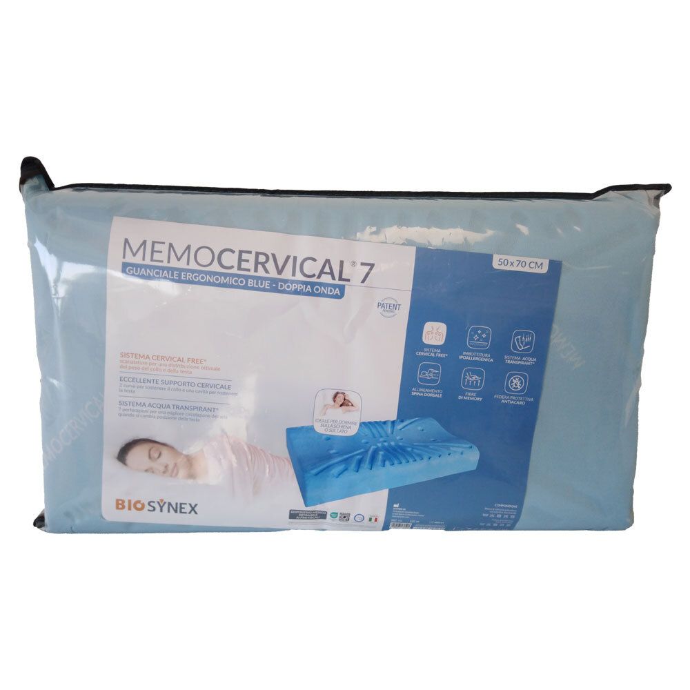 Guanciale cervicale doppia onda memory acqua traspirante 