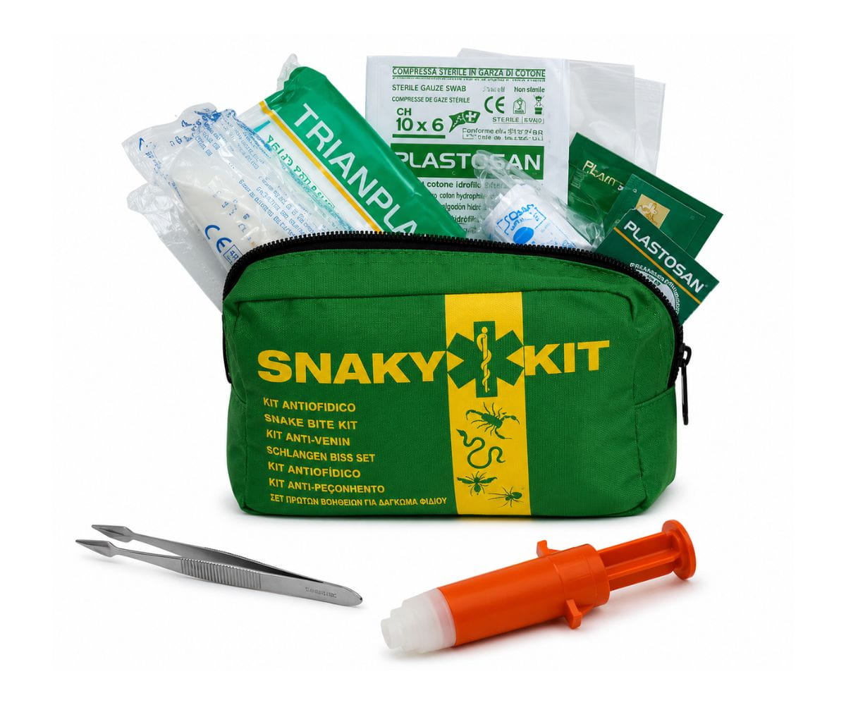 Kit antiofidico per primo soccorso morsi serpente e punture insetti