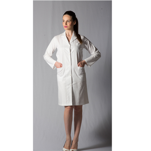 Camice medico donna bianco tg.54 tessuto 