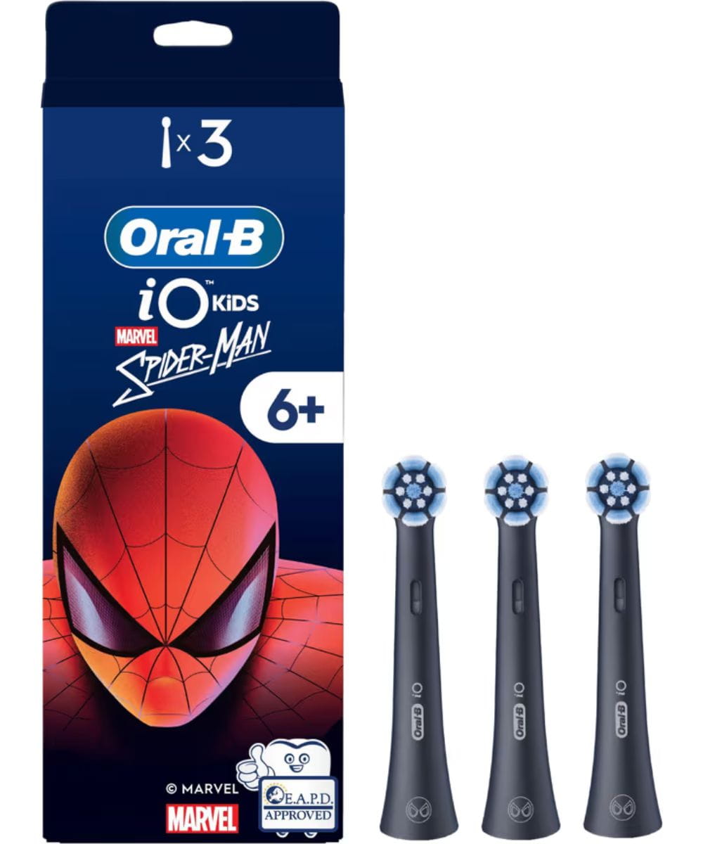 Testine Oral-B iO Kids Spiderman per spazzolino elettrico bambini – conf. 3 pezzi