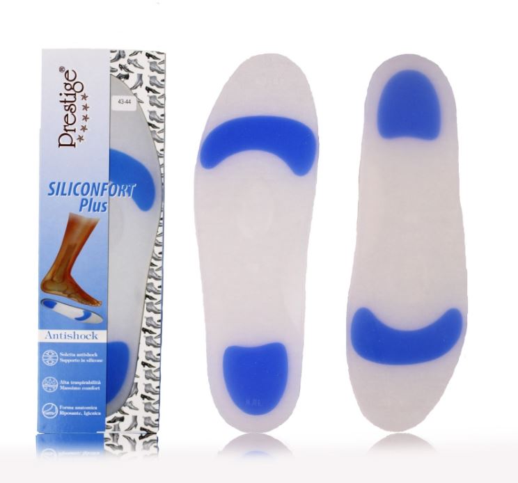 Soletta plantare in gelatina di silicone, ammortizzante mis. 39/40 