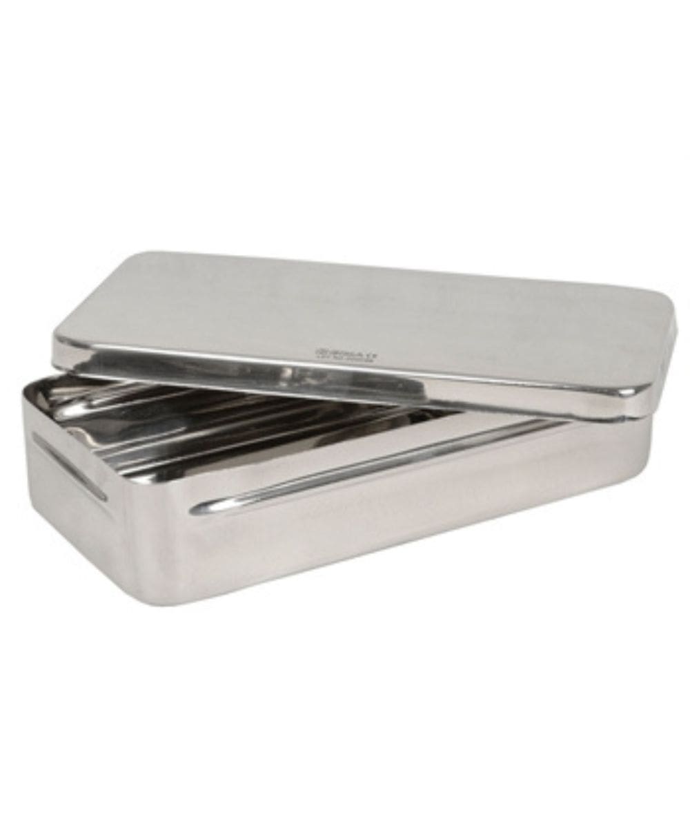 Scatola acciaio inox - 25x12x6cm. 