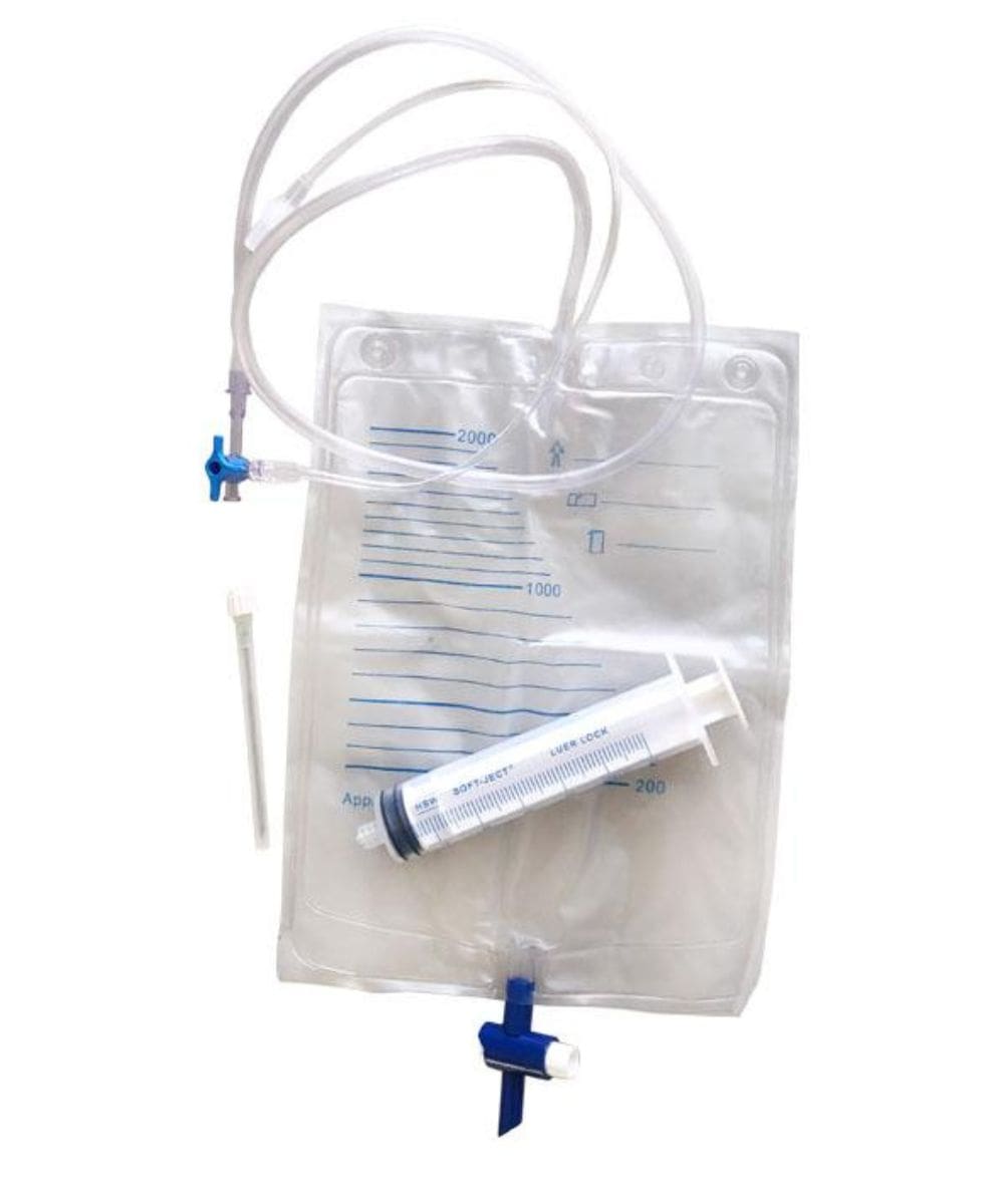 Set sterile per pleurotorace 2lt c/rubinetto 3 vie 