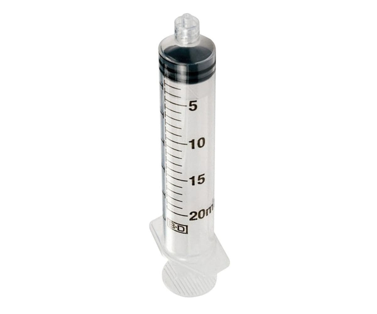  Siringa BD Plastipak 20 ml senza ago con cono centrale Luer